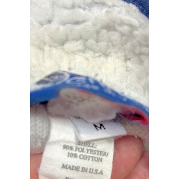 Vintage 90s Penfield Medium Deep Pile Sherpa Fleece Jacket USA Flaw - Picture 8 of 9